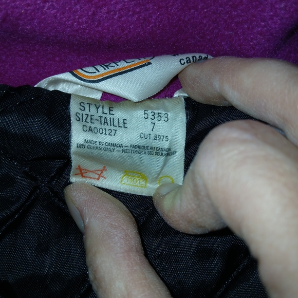 Vintage Wool Fushia Jacket - Picture 9 of 10